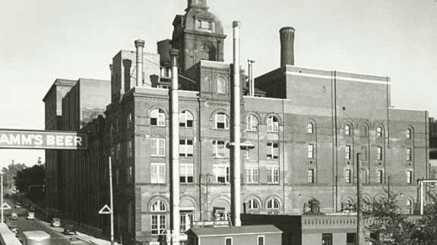 historic photo of Hamm's brewing